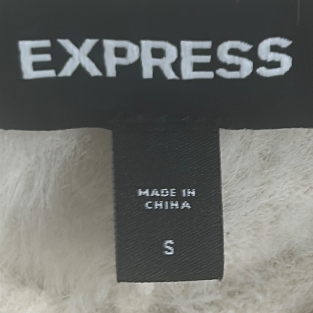 Express Trio of Cozy Fuzzy Eyelash Lounge Shorts in Swan, Raindrops, Black Sand - Picture 2 of 12
